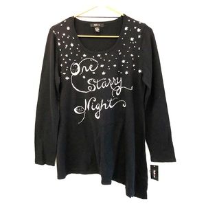 Style&Co woman’s M black sweater tunic